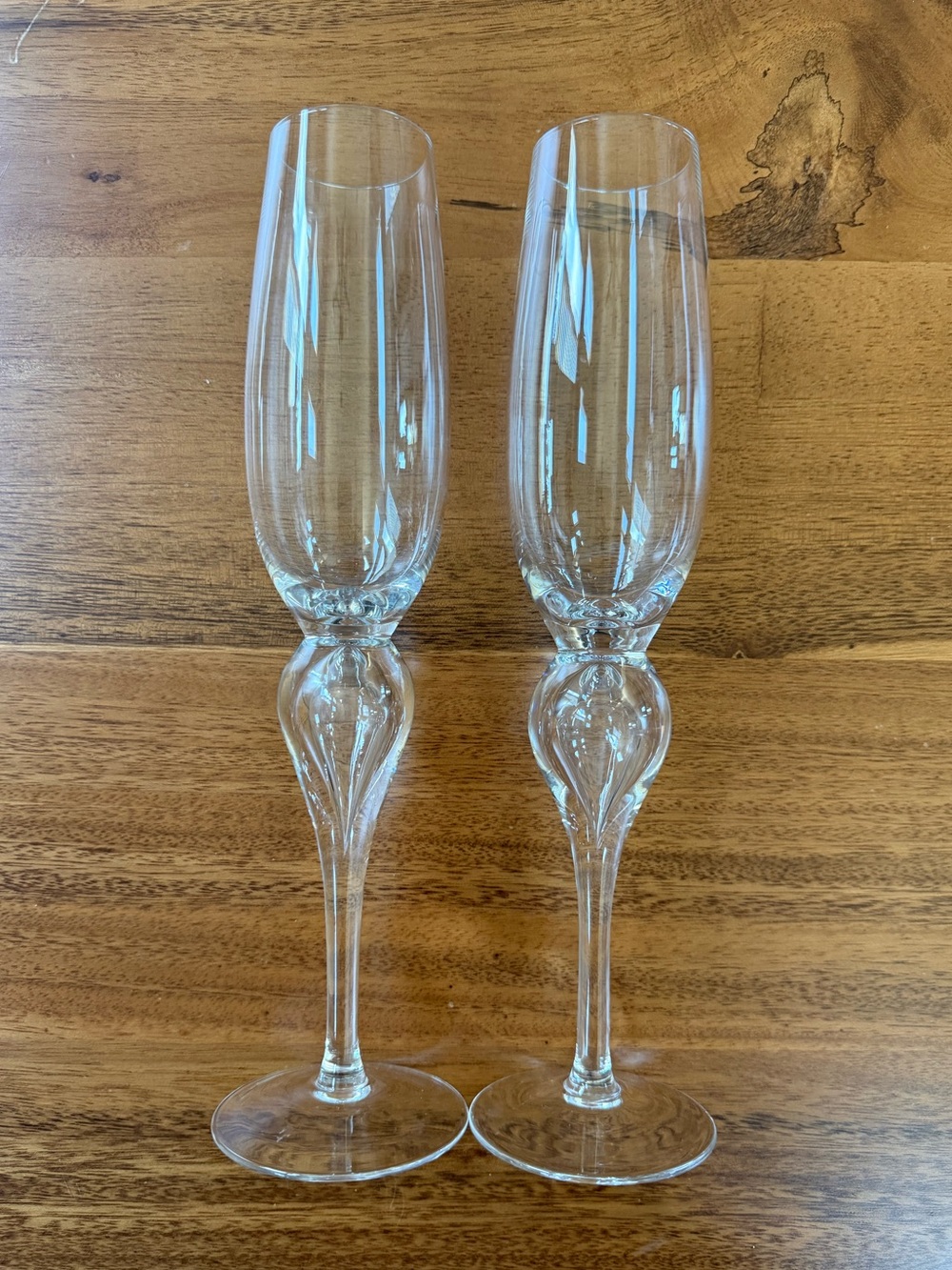 SASAKI Silhouette Fluted Champagne Glass Set of 2